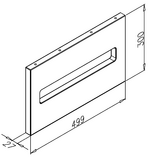 podpera ELEMENT 17 27x300x500, dubový masív – Obrázok 2