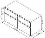 ELEMENT 13 do 1200x550x500 HD zásuvka nad zásuvkou – Obrázok 5
