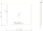 zrkadlo THIN LUNA LED do 800x700 – Obrázok 5