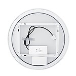 Nimco Biele okrúhle LED zrkadlo pr. 100 mm, dotykový senzor – Obrázok 7