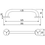 Nimco Madlo k vani 355x25 mm – Obrázok 5