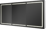 zrkadlo PRO do 1500 LED troj-dverové