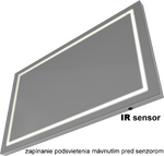 zrkadlo ELEMENT 12 do 1000x700x40 LED – Obrázok 5