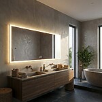 zrkadlo THIN LUNA LED do 2000x700 – Obrázok 3