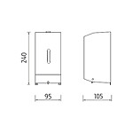 Nimco Zásobník na dezinfekčný gél alebo tekuté mydlo – Obrázok 5