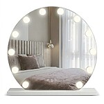 Zrkadlo LED HOLLYWOOD White 50 cm