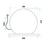 Zrkadlo LED HOLLYWOOD White 50 cm – Obrázok 11