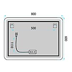 Zrkadlo LED 80x60cm TOP-3 – Obrázok 11