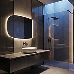 Zrkadlo LED 100x60cm TOP-4 – Obrázok 2