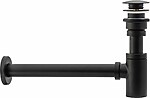 Umývadlový sifón Klik-Klak Universal Rea Black Matt – Obrázok 2