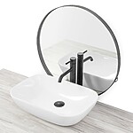 Umývadlo na dosku Rea Claudia 9447 White – Obrázok 2