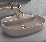 Umývadlo na dosku REA Aura 61 Beige Shiny – Obrázok 2