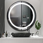 Zrkadlo LED 50cm MMJ Black – Obrázok 3