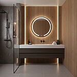 Zrkadlo LED 80cm Modern – Obrázok 3