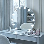 Zrkadlo LED HOLLYWOOD White 50 cm – Obrázok 3