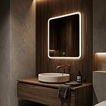 Zrkadlo LED 70x70cm TOP-2 – Obrázok 3