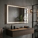Zrkadlo LED 80x60cm HAVEN – Obrázok 3