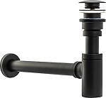 Umývadlový sifón Klik-Klak Universal Rea Black Matt – Obrázok 3