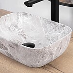 Umývadlo na dosku REA BELINDA Mini stone matt – Obrázok 3