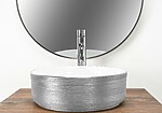 Umývadlo na dosku Rea Sami Brush Silver – Obrázok 3