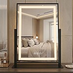 Zrkadlo LED LUMI Black 30x40cm – Obrázok 9