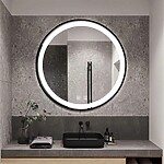 Zrkadlo LED 50cm MMJ Black – Obrázok 4