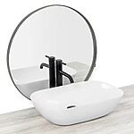 Umývadlo na dosku Rea Claudia 9447 White – Obrázok 4