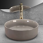 Umývadlo na dosku REA SAMI Beige Shiny – Obrázok 5