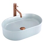 Umývadlo na dosku REA Vanda Baby Blue Matt – Obrázok 5