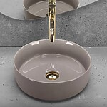Umývadlo na dosku REA SAMI Beige Shiny – Obrázok 6