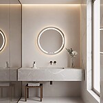 Zrkadlo LED 60cm Modern – Obrázok 7