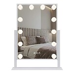 Zrkadlo LED HOLLYWOOD White 30x40 – Obrázok 7