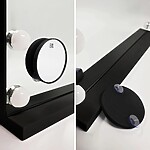 Zrkadlo LED HOLLYWOOD Black – Obrázok 7