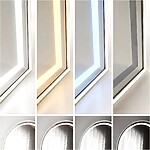 Zrkadlo LED Orbit 50x160cm White – Obrázok 9
