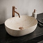 Umývadlo na dosku Amelia Travertine Classic 48 – Obrázok 3