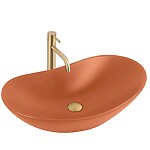 Umývadlo na dosku REA ROYAL Cinnamon Matt – Obrázok 9