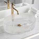 Umývadlo na dosku REA Mirella Transparent – Obrázok 7