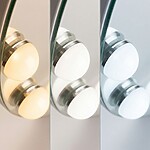 Zrkadlo LED HOLLYWOOD L. Gold 50 cm – Obrázok 4
