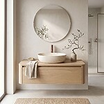Umývadlo na dosku Amelia Travertine Classic 48 – Obrázok 5