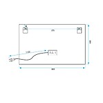 Zrkadlo LED 80x60cm P10407 – Obrázok 10