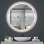 Zrkadlo LED 80cm MMJ BRUSH COPPER – Obrázok 11