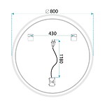 Zrkadlo LED SOFT 80 – Obrázok 12