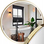 Zrkadlo LED 90cm MMJ Gold