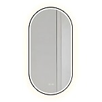 Zrkadlo LED OVL 50x100cm Black