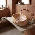 Umývadlo na dosku Mika Light  Terracotta