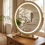 Zrkadlo LED MAKE-UP L.Gold 50 cm – Obrázok 2