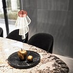 Zrkadlová lampa Závesné APP1765-1CP z ružového zlata – Obrázok 2