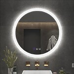 Zrkadlo LED BLUETOOTH FFJ 60cm – Obrázok 2