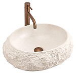 Umývadlo na dosku Mika Warm Beige – Obrázok 2