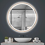 Zrkadlo LED 80cm MMJ BRUSH COPPER – Obrázok 2
